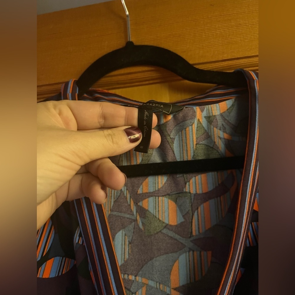 Bcbgmaxazria Medium Adele Plum True Wrap Dress - image 3